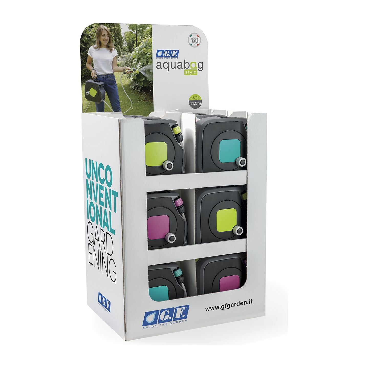 GF GARDEN - AQUABAG MINI PORTABLE HOSE REEL