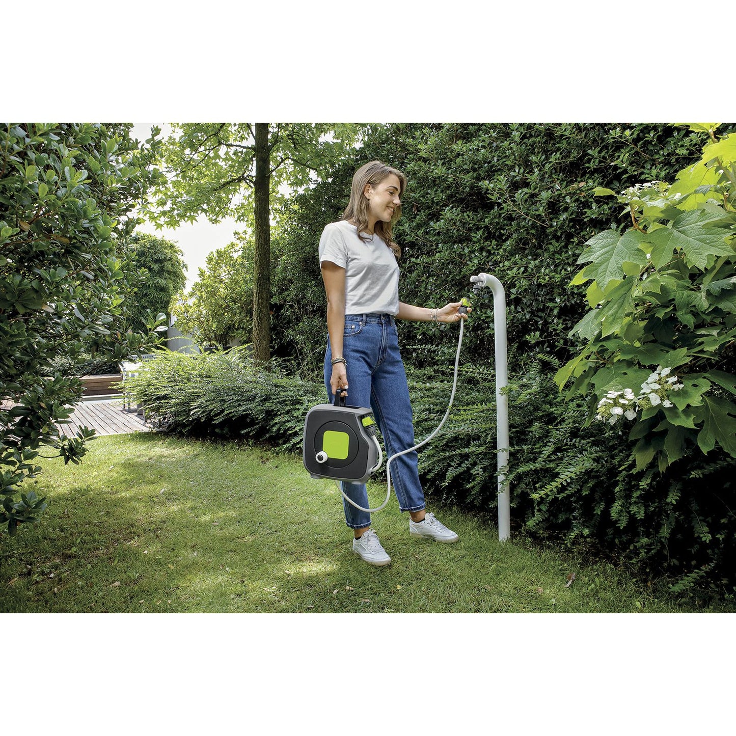 GF GARDEN - AQUABAG MINI PORTABLE HOSE REEL