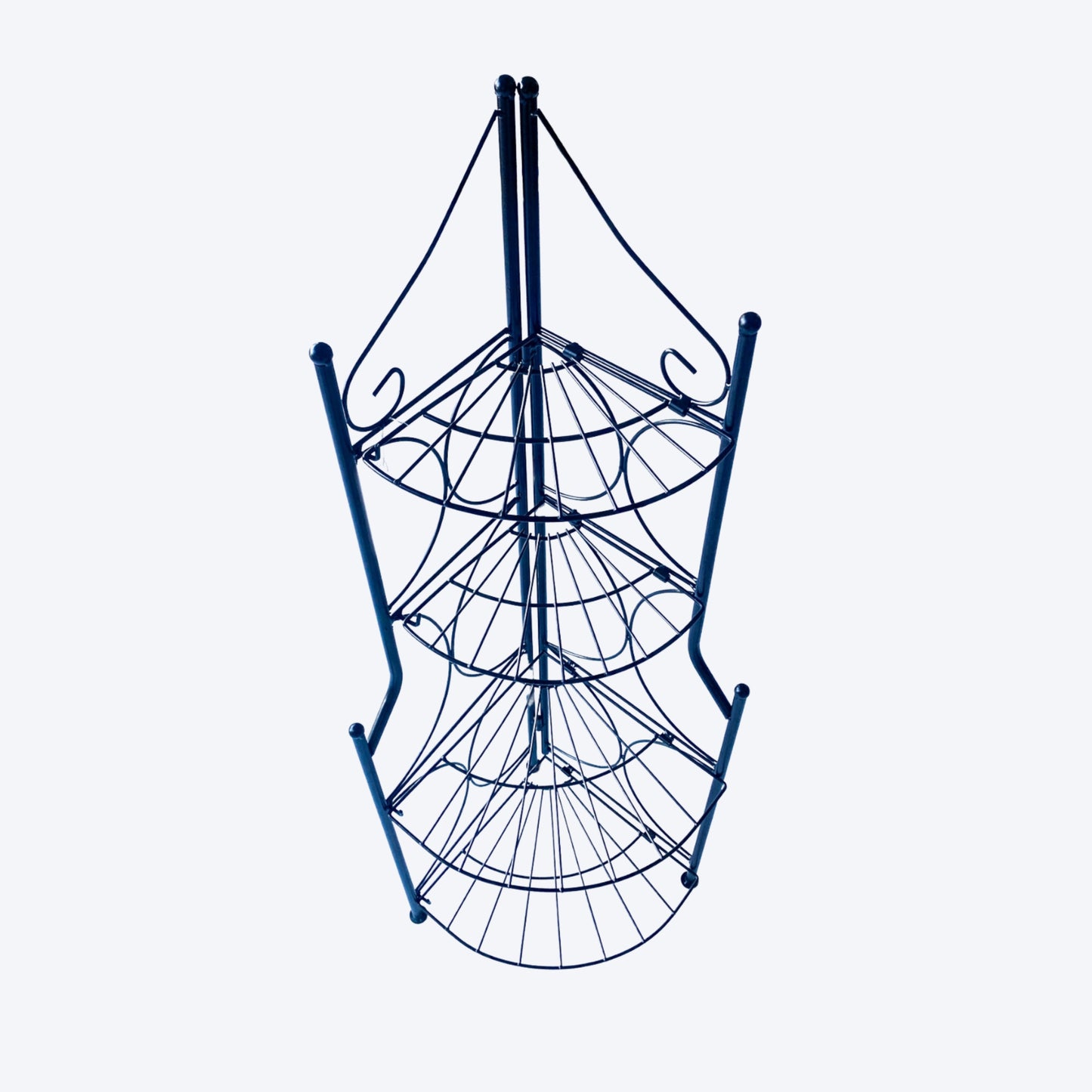 OMNI PLANT STAND IRON 4 TIER BLACK - SHB5