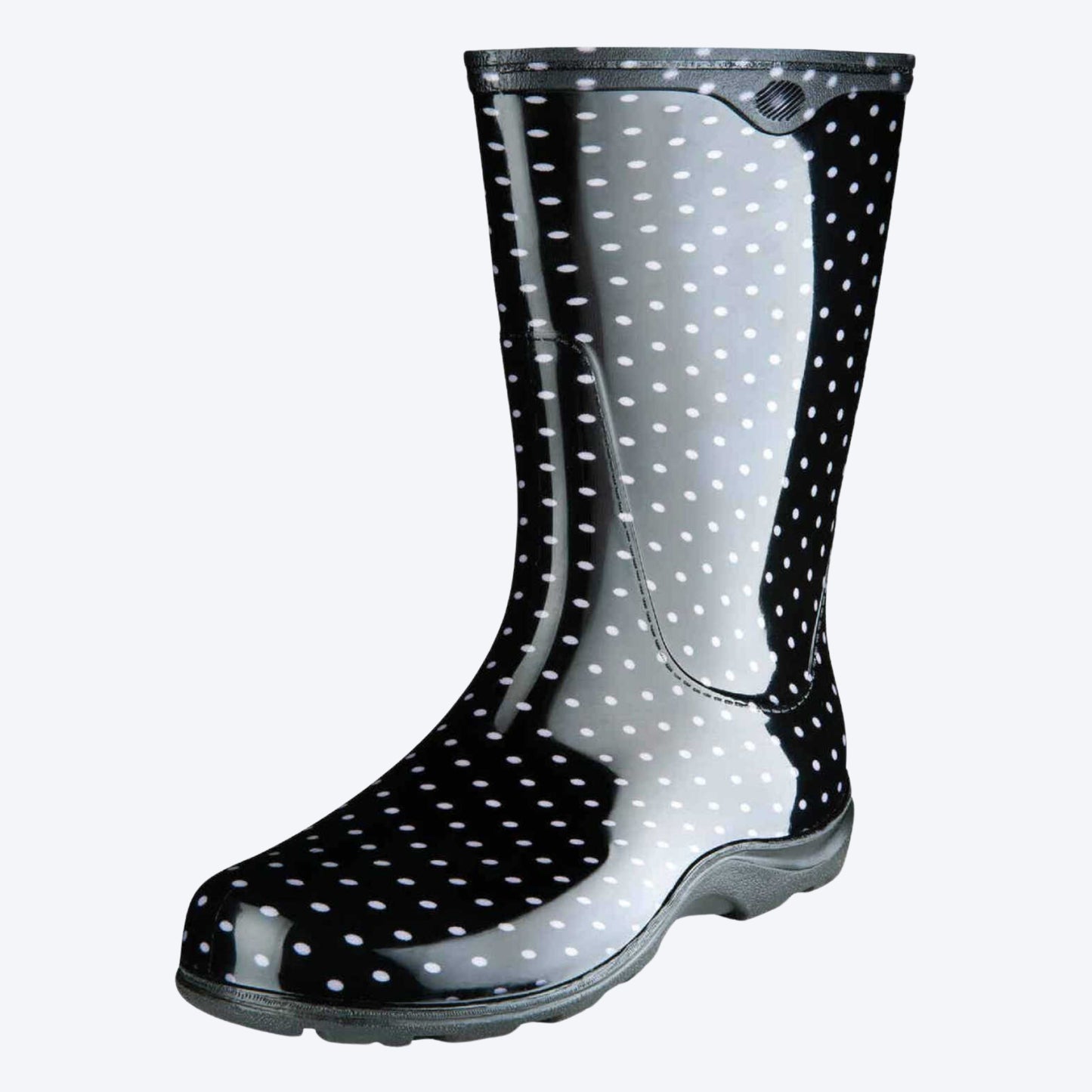 SLOGGERS™ - BLACK POLKADOT RAIN BOOTS