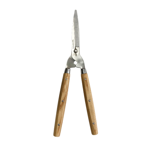 STAINLESS STEEL GARDEN SHEARS WITH ASH WOOD HANDLE - SSWHS