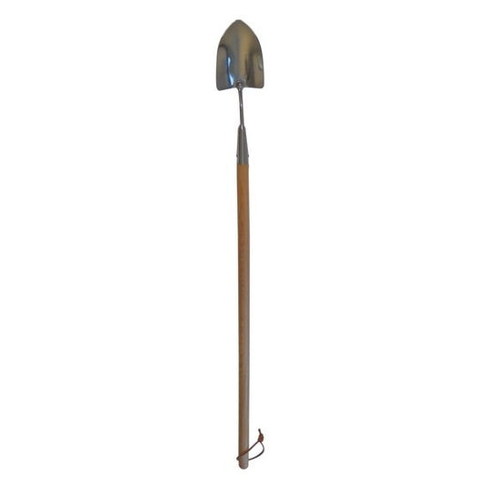 STAINLESS STEEL TROWEL WITH LONG ASH HANDLE - SSWTL