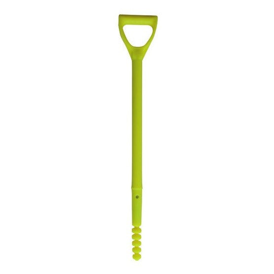 VIKING REPLACEMENT FLURO YELLOW D GRIP SHORT SHOVEL HANDLE - VTF20014