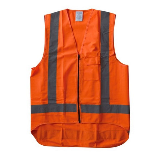 Vest Hi Visibility Vest Transit - Orange OMNISafe -