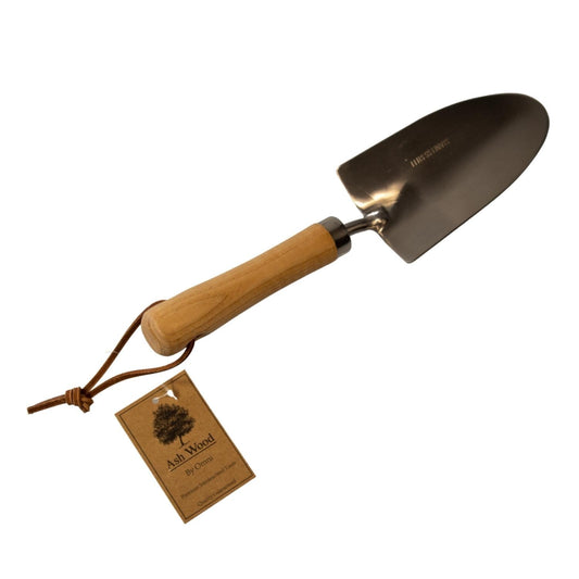 STAINLESS STEEL TROWEL WITH ASH HANDLE - SSWT