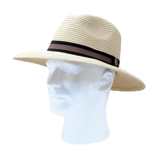 SLOGGERS MENS BRAIDED HAT DOLPN  LIGHT BROWN - 444DH