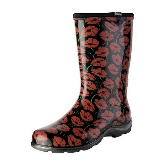SLOGGERS WOMENS RAIN BOOTS POPPIE RED -