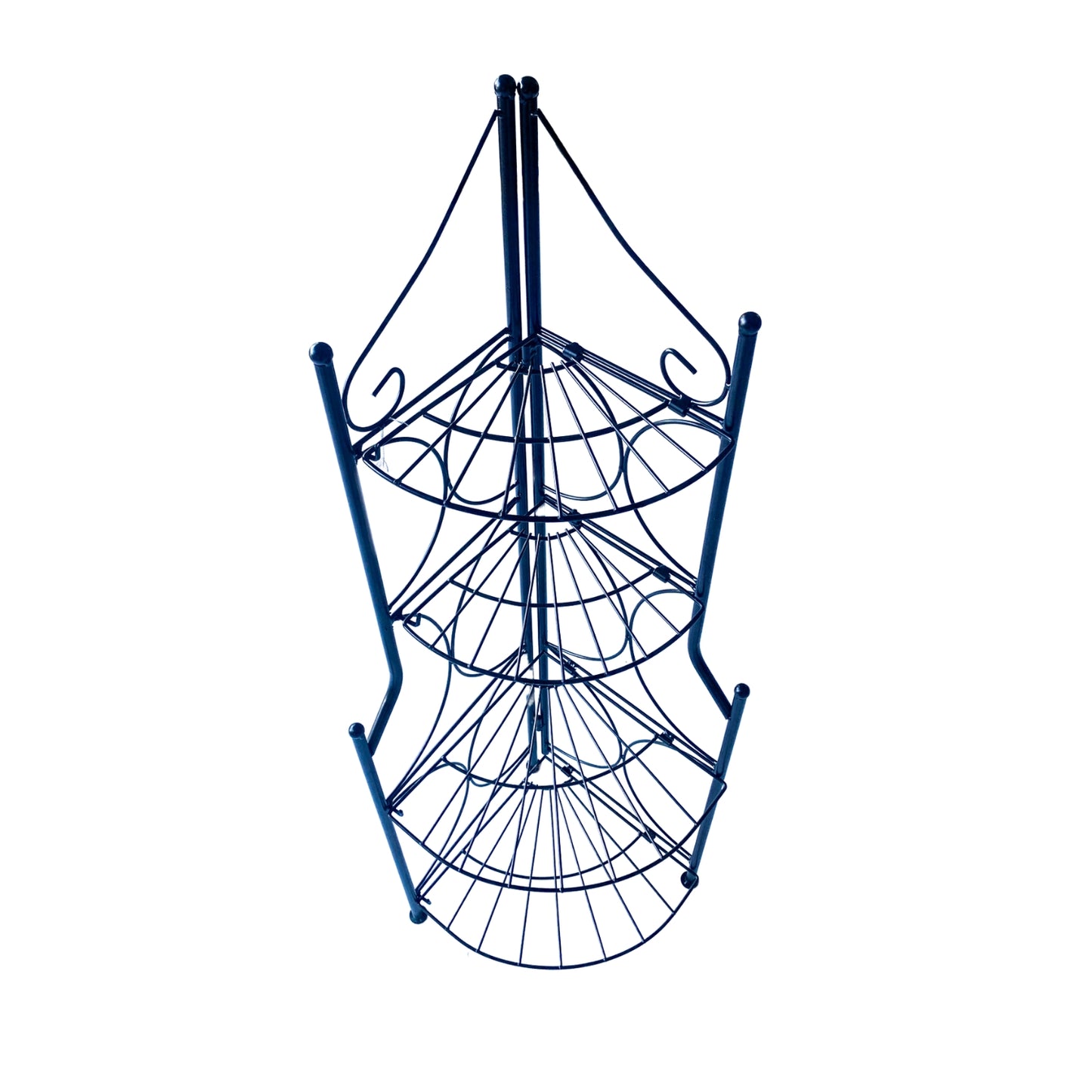 OMNI PLANT STAND IRON 4 TIER BLACK - SHB5