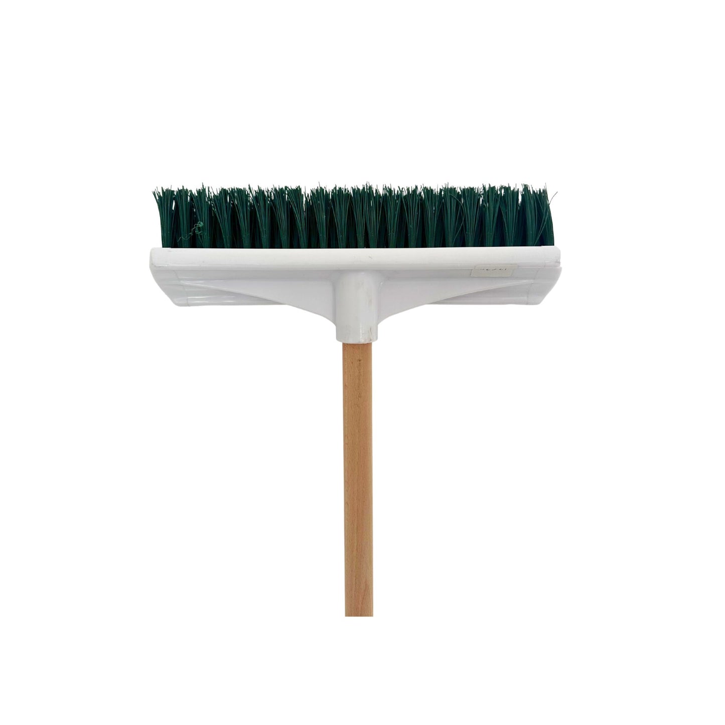 VIKING GARDEN BROOM - STIFF GREEN POLY FILL 350mm - VTBG1