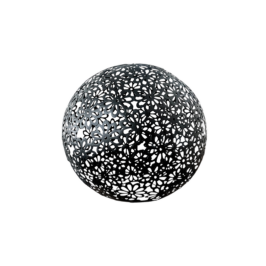 BLACK FLORAL SPHERE - EXTRA LARGE - SA49