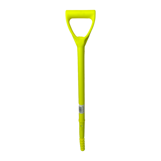 REPLACEMENT FLURO YELLOW D GRIP SHOVEL HANDLE - RH20014