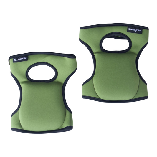RESENE GROW KNEE PADS - GREEN LEAF - RKPGL