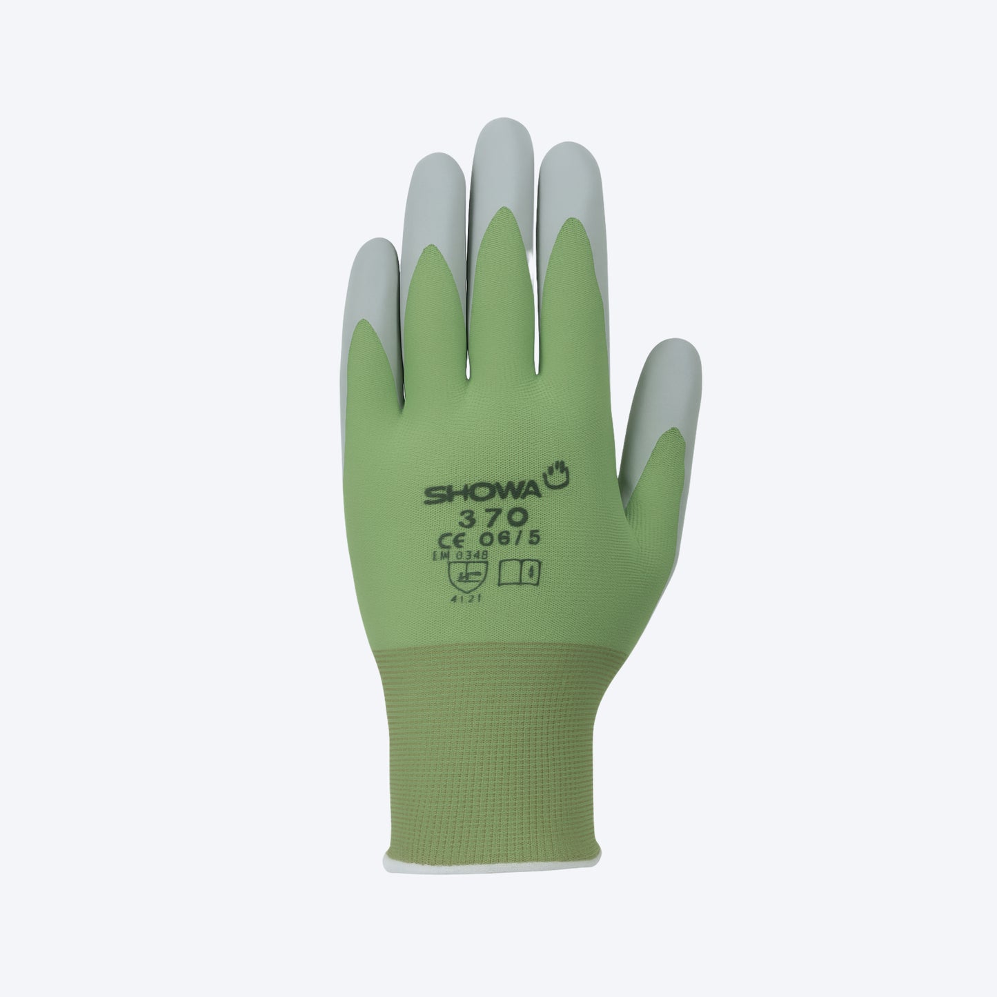 SHOWA GREY PALM NITRILE GLOVES - COLOURED