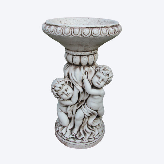 SERENE TWINS BIRD BATH/FEEDERS - BB09