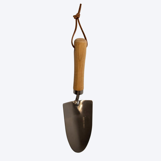 STAINLESS STEEL TROWEL WITH ASH HANDLE - SSWT