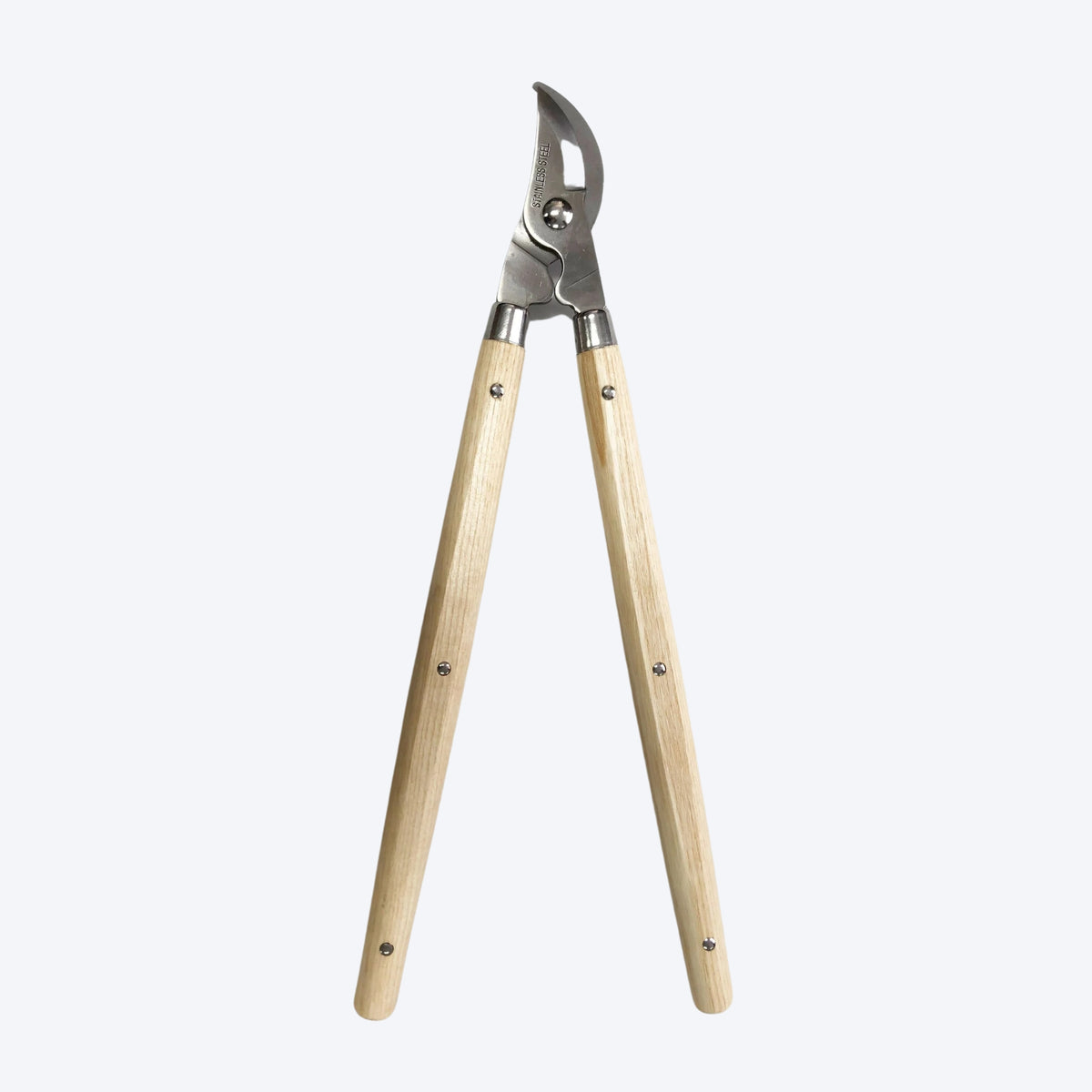 STAINLESS STEEL LOPPER WITH ASH WOOD HANDLE - SSWL – Omni Products Store