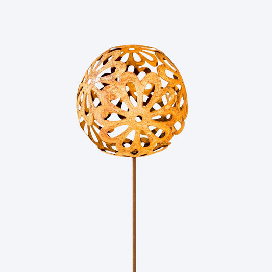 RUSTIC FLORAL SPHERE WITH STAKE - SMALL (12 PER SET) - SA29