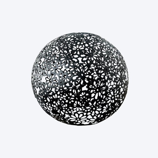 BLACK FLORAL SPHERE - EXTRA LARGE - SA49