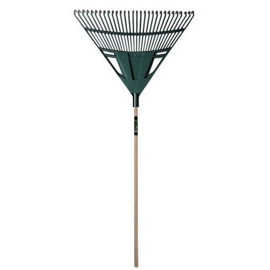 TRADEPLUS LARGE LEAF RAKE - 30 TYNE - PINE HANDLE - JT80030