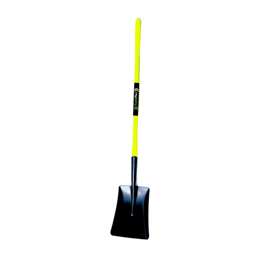 TRADEPLUS SQUARE MOUTH NO 4 SHOVEL LONG FIBRE GLASS HANDLE - FG00050