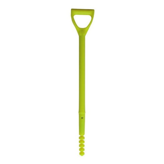 VIKING REPLACEMENT FLURO YELLOW D GRIP  SHORT SHOVEL HANDLE - VTF20014