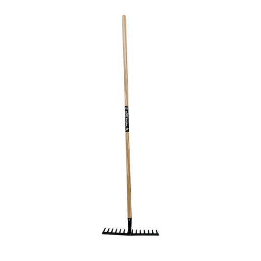 VIKING CONCRETE RAKE 14 TYNE NON BRACED  -  NZ PINE HANDLE - VT70075C