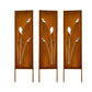 RUSTIC GARDEN SCREEN - BIRD ON A REED - SA44